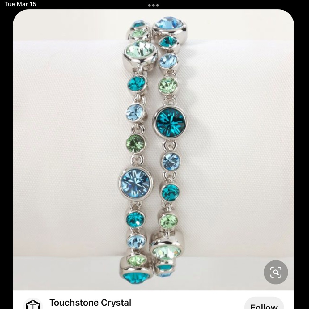 Touchstone Crystal by Swarovski Glam Bracelet